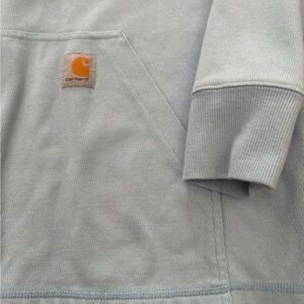Carhartt Light Blue Quarter-Zip Pullover - Picture 2 of 3